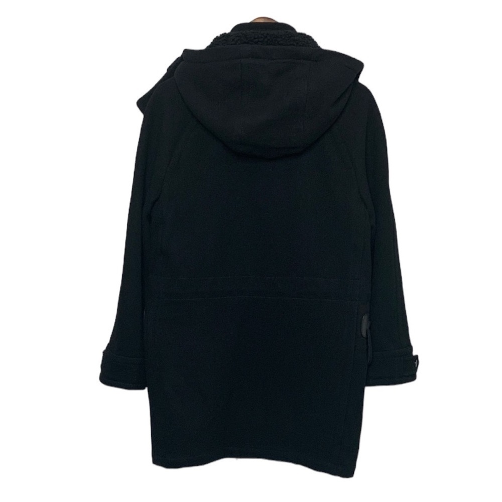 Coach New York Black Leather Trim Parka Coat - Picture 11 of 12